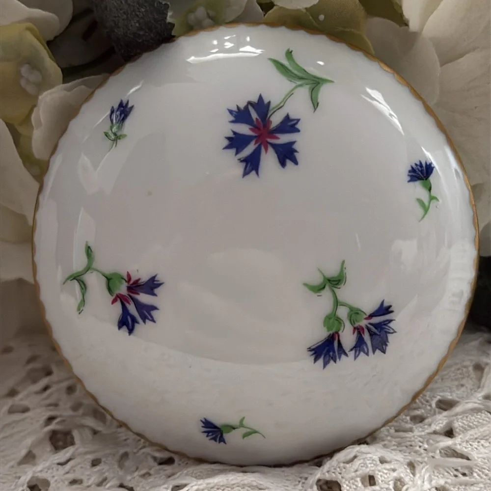 Tiffany & Co. Limoges “Villandry” Porcelain Trinket Jewelry Box